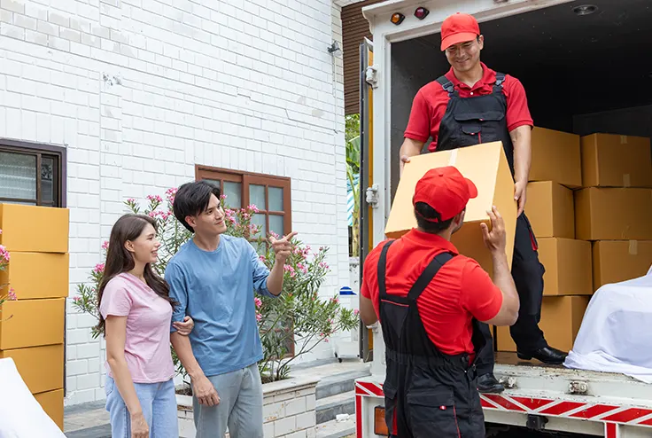 Studentenumzug Zürich nahe dem Campus